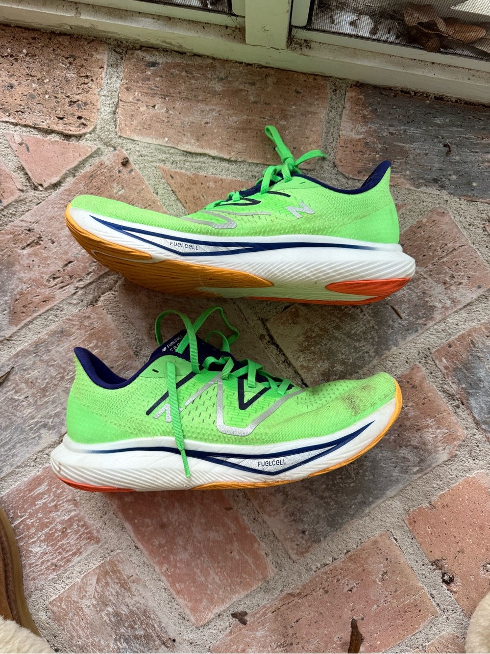 New Balance Mens FuelCell Lime Green Running Shoes